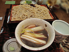 13そば料理:鴨せいろ1400円@やぶ金・蕎麦・大名