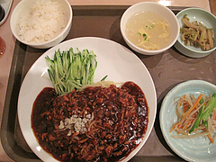 料理:ジャージャー麺セット680円@点心楼・台北・清川