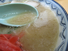 料理:ラーメンスープ@赤のれん節ちゃんラーメン住吉店