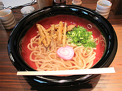 料理:ごぼ天うどん600円@中世博多うどん春月庵・承天寺前店