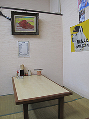 7店内:小上がり@ラーメン・天広軒・春日原駅