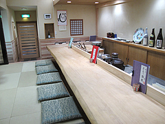 5店内:カウンター席@中洲しか野・う奈ぎ(うなぎ)道場・松戸