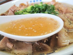 8焼豚ラーメンスープ@三和楼