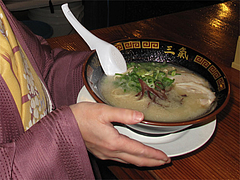 8ランチ:やる氣ラーメン500円@博多三氣(三気)・野間店