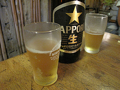 8料理:サッポロビール@京寿司ランチ・祇園いづ重