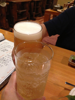 3ビールとハイボール@ふじけん大名店
