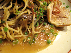 料理:屋台名物・焼きラーメンのスープ@屋台・新妻・天神・福たび
