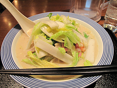 料理:霜降り白菜ちゃんぽん650円@長崎ちゃんぽん・リンガーハット・福岡天神店