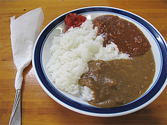 料理:ミカライス(ミートカレーライス)580円@タケシタベーカリー喫茶部