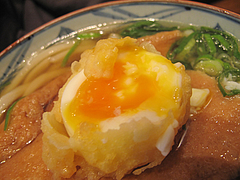 料理:半熟玉子天100円@丸亀製麺・那珂川・福岡