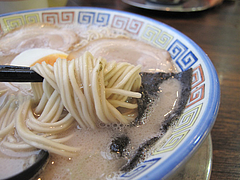 14ランチ:昔ラーメン麺@久留米大砲ラーメン・小田部店
