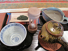 料理:煎茶セット全景@おちゃの舎 野の花・福岡県小郡市