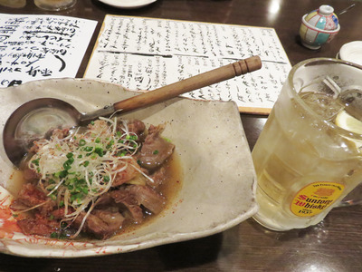 5牛スジの煮込み600円