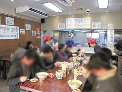 5店内:テーブル席@長浜将軍・本店
