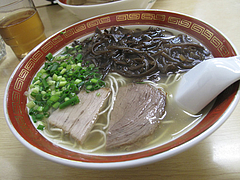 10ランチ:日替わり・キクラゲラーメン500円@ラーメン・天広軒・春日原駅