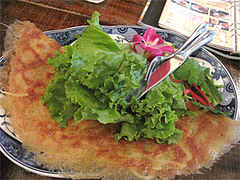 料理:バインセオ小(ベトナムお好み焼き)850円@ベトナムカフェ&レストラン・ゴンゴン