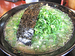 料理:ねぎ山ラーメン600円@ラーメン博多いちばん星・上牟田