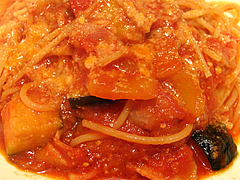 料理:いろいろ夏野菜のトマトソースアップ@オッジ・ヒロズスタイル・大名