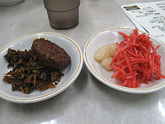 料理:漬物と惣菜@ラーメン居酒屋赤のれん&とん吉・箱崎