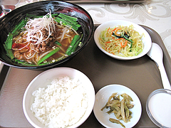 料理:台湾ラーメンセット@点心楼・台北・薬院店