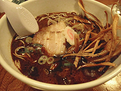 居酒屋:黒こげめん@博多鶏と麺こはる・ラーメン居酒屋