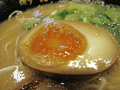 ランチ:煮玉子単品100円@博多ラーメン・ほくと亭