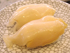 マツブ貝210円@まわる寿司市場長浜店(元祖長浜屋の隣)