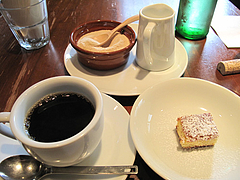 11ランチ:ピザランチのドリンクとデザート@ピッツェリア・ファリーナ・渡辺通・高砂
