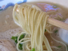料理:ラーメン麺@浜太郎・長浜屋台村