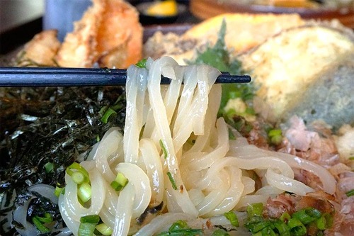 野菜天ぶっかけ麺
