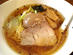 支那そば550円+煮玉子100円@中華そば郷家・寺塚本店