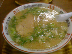 料理:ラーメン600円@ふくちゃんラーメン博多店