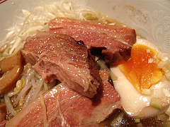 料理:ポークの角煮汁そばの角煮3@張子房・福岡