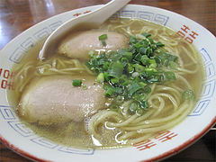 料理:ミニヤキメシセットの醤油ラーメン@中国飯店・福岡市中央区平和
