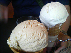 料理:アイスクリーム2種@ラグルッピ大手門
