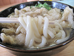 15ランチ:ごぼう天うどん麺@天ぷらうどん・唐人町