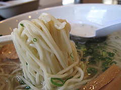 ランチ:塩ラーメン麺@博多塩ラーメン城(じょう)