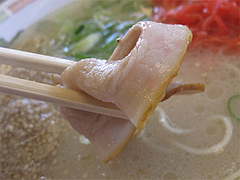 料理:ラーメンチャーシュー@博多ラーメンはかたや・箱崎店