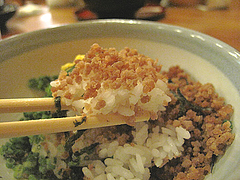 10ランチ:鶏そぼろ丼@居酒屋・井戸端・博多川端商店街