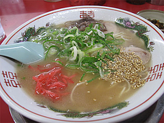料理:ラーメン550円@福一ラーメン・博多区那珂