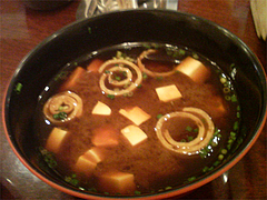 料理:赤だし@釜めしビクトリア・新天町・天神