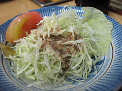 ランチ:サラダ@長尾亭ラーメン