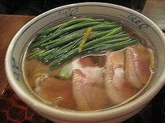 14そば料理:鴨南1400円@やぶ金・蕎麦・大名
