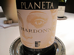 11ディナー:プラネタPlaneta Chardonnay 2009@カノビアーノ福岡・天神