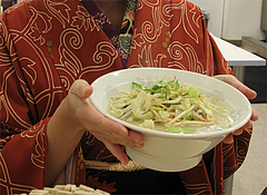 料理:まかないラーメン500円@元祖長浜ラーメン・ぶんりゅう