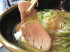 料理:とりそばチャーシュー@博多元勲・つけ麺