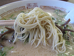 11ランチ;長浜ラーメン麺@長浜ラーメン・一心亭本店・小田部