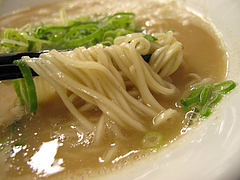 7ランチ:ラーメン麺バリカタ@博多拉麺・宗(ラーメンそう)・薬院