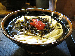 料理:うめこんぶ(冷)@讃岐うどん大使・福岡麺通団