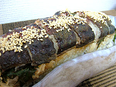 焼き鯖寿司の全体